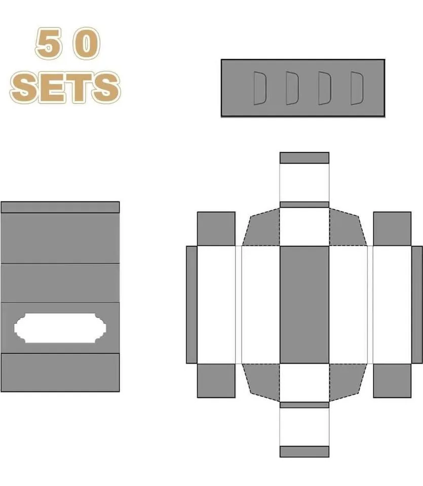 AKOLAFE 50 Pack Macaron Boxes image indicator(6)