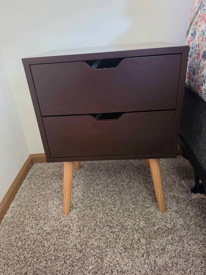 Nightstand with drawers two pieces - photo 2