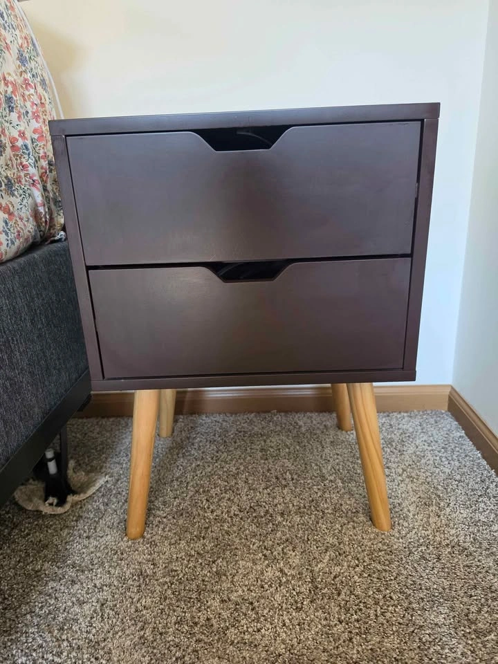 Nightstand with drawers two pieces - photo 3