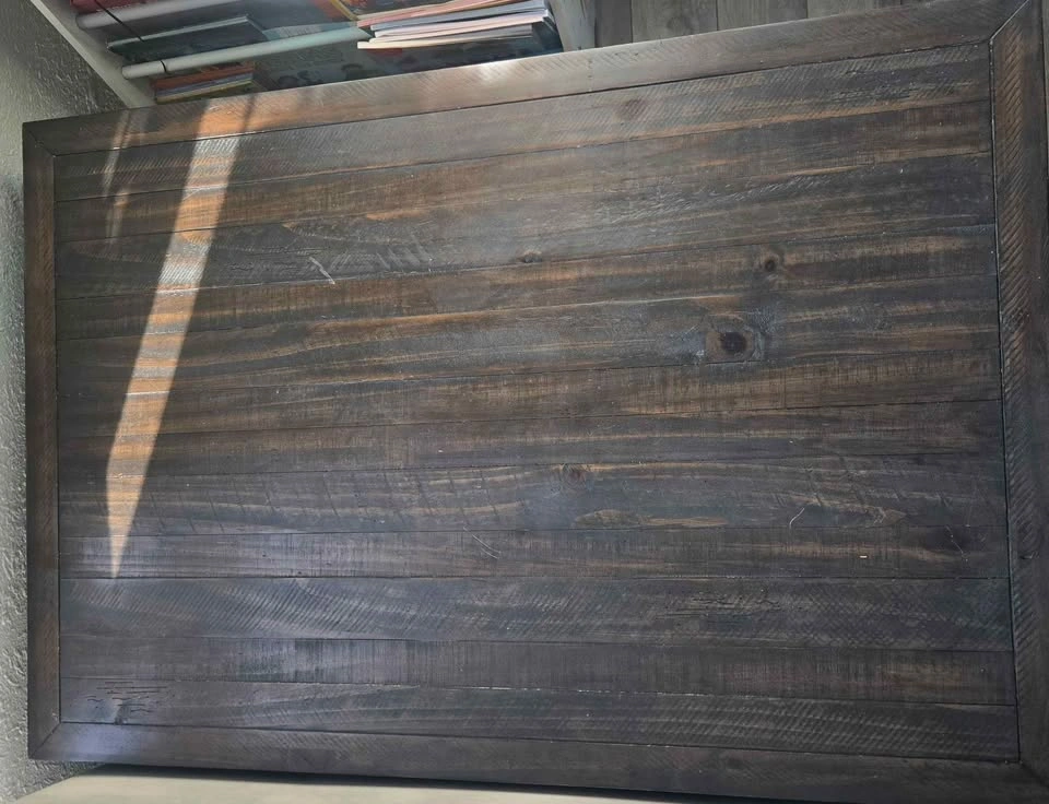 Solid Wood Coffee Table with 3 Drawers - photo 4