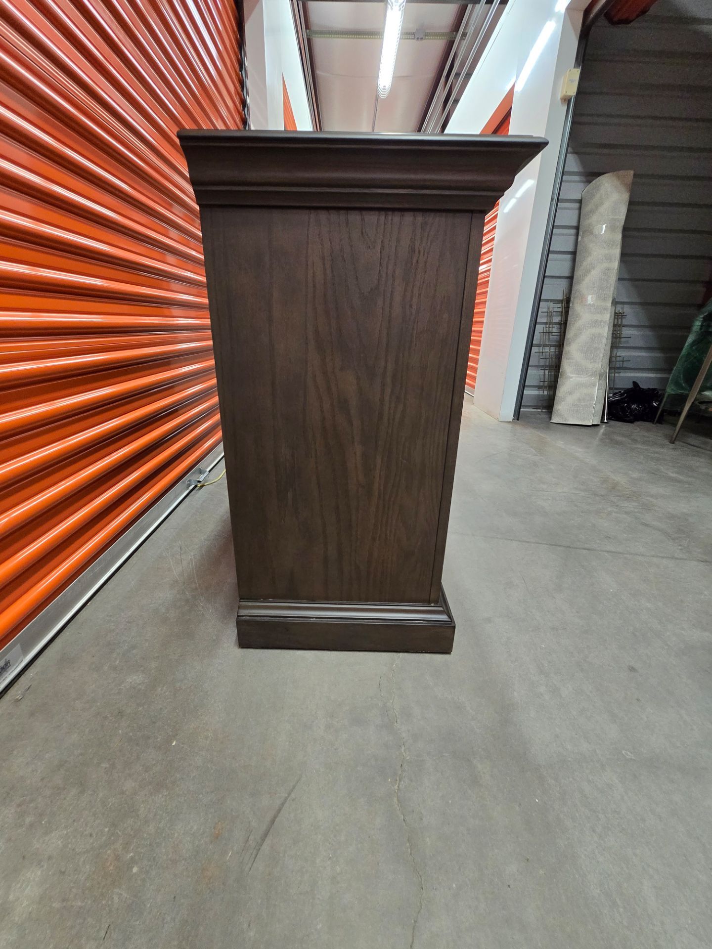 Elise 72" TV Console w/ Electric Fireplace in Oak - photo 3