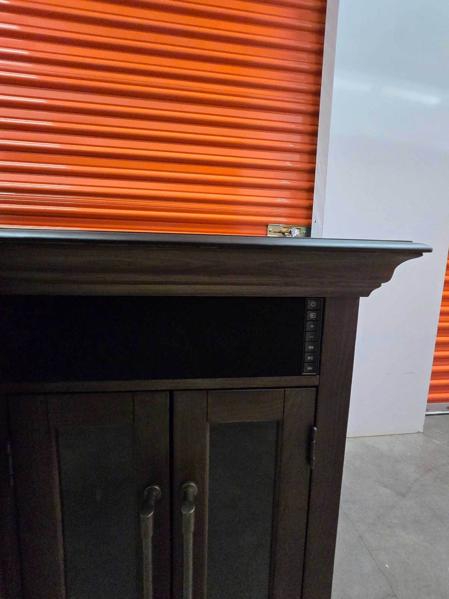 Elise 72" TV Console w/ Electric Fireplace in Oak - photo 4