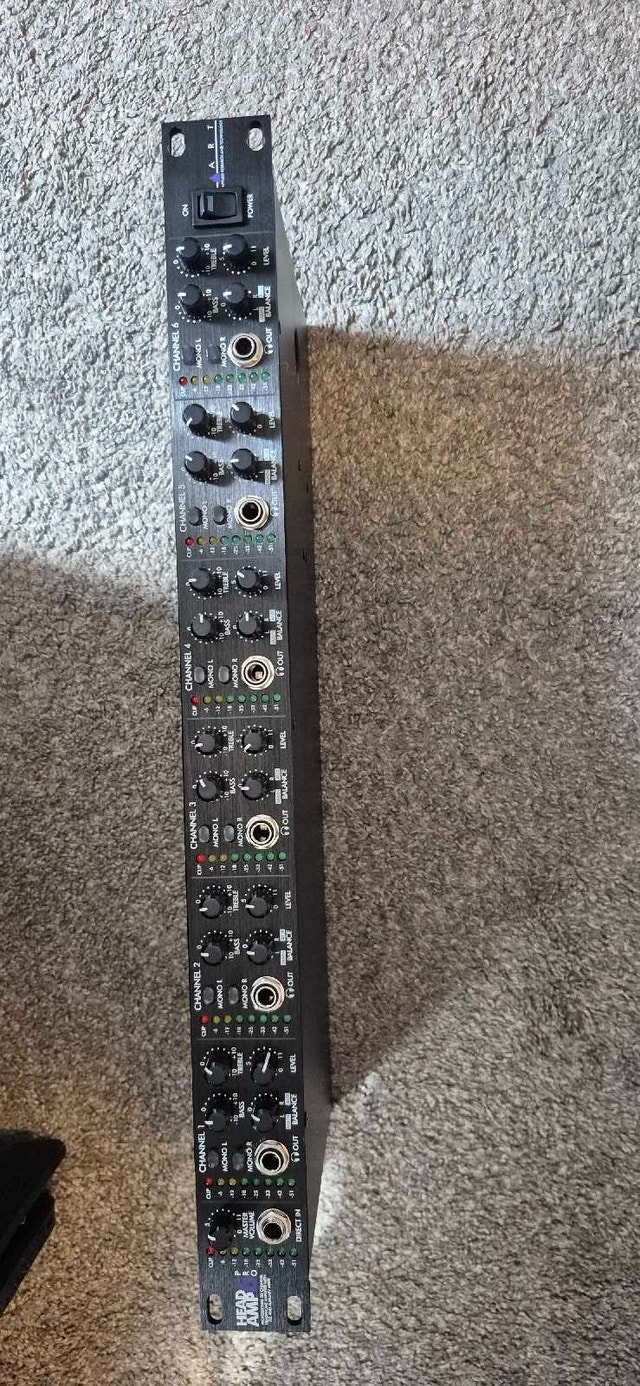 ART HeadAmp 6 Pro - 6-Chann Studio Headphone Amp (1U Rack mount) - photo 2