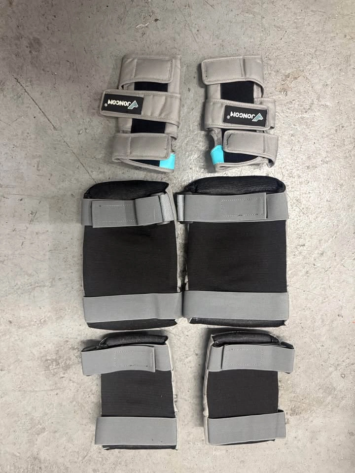 JONGCOM 6 piece protective gear set for skating or biking, LARGE - photo 2