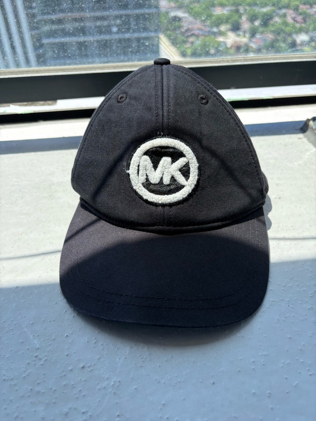Michael Kors Black Logo Baseball Cap