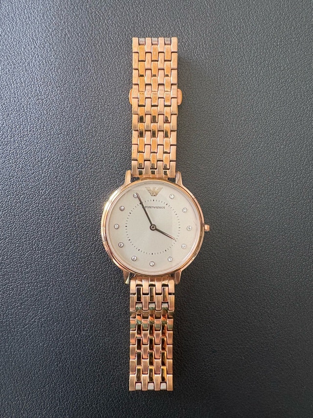Emporio Armani Women's Two-Hand Stainless Steel Watch