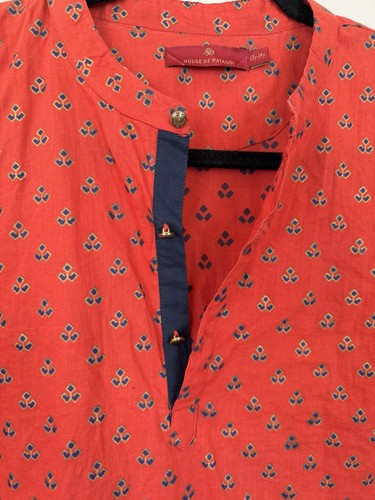 Size 13Y/14Y Cotton tunic, House of Pataudi, printed kurta
