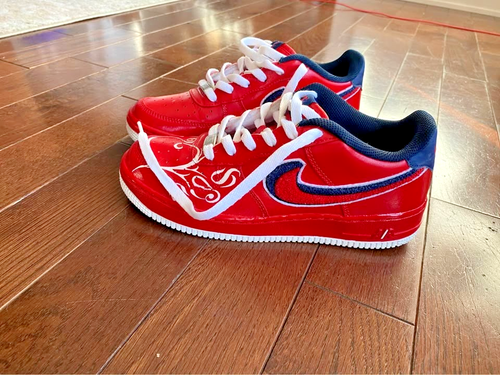 Nike Air Force 1 Low Reverse Stitch University Red - Size 6.5 - photo 3
