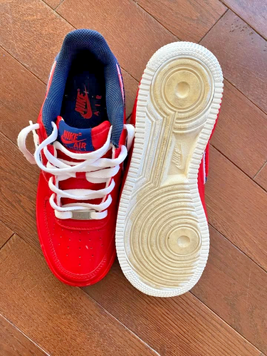 Nike Air Force 1 Low Reverse Stitch University Red - Size 6.5 - photo 4