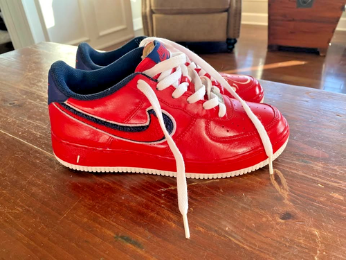 Nike Air Force 1 Low Reverse Stitch University Red - Size 6.5 - photo 5