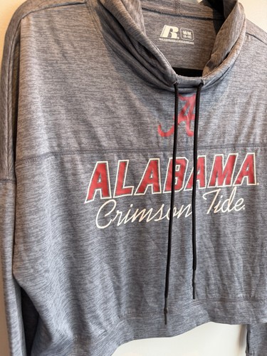 Alabama Crimson Tide New Cropped Dry-fit Hoodie Medium - photo 4
