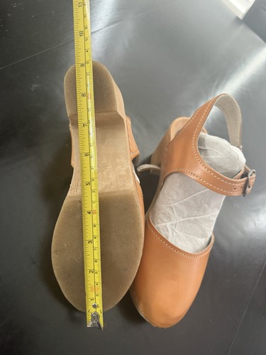 Vintage Swedish Swed2walk Wooden Mule Clogs Size 8.5 - photo 4