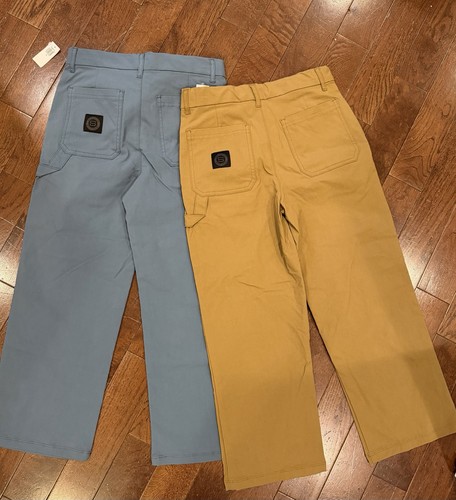 Lot 2 NWT Boys Size 12 Quick Dry Cargo Pants Brown & Blue - photo 3