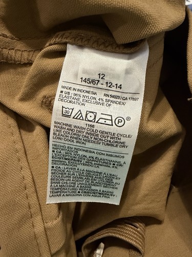Lot 2 NWT Boys Size 12 Quick Dry Cargo Pants Brown & Blue - photo 4