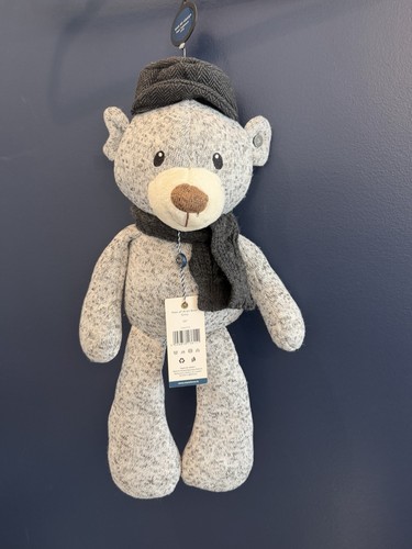 New! Man Of Aran Irish Bear with Tweed Cap and Scarf