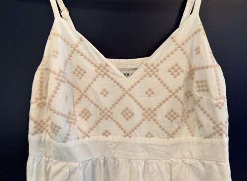 Ava & Viv Womens Sundress Size XL Lined White Maxi Dress - photo 2