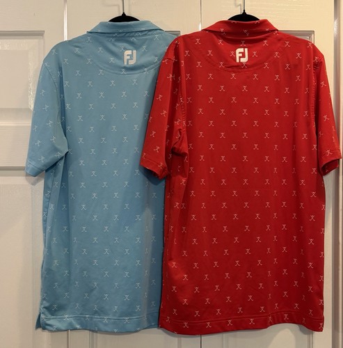 Lot Of 2 FootJoy FJ Junior Golf Print Shirts- Sz Large - photo 3