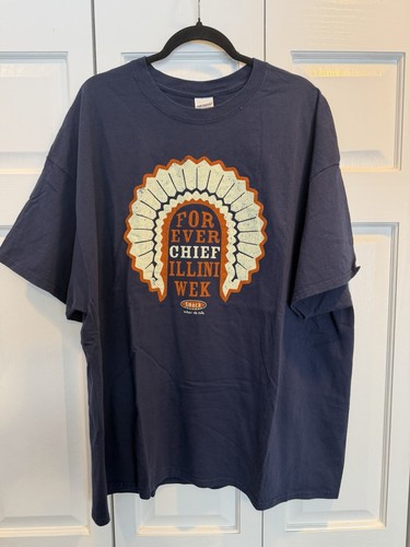 University Of Illinois T-Shirt, Retired Forever Chief Illiniwek