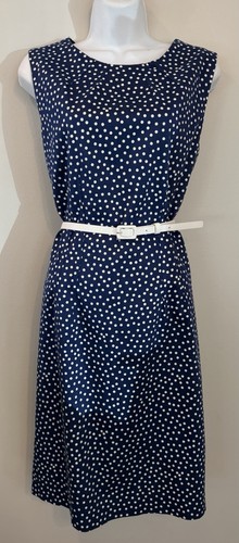 Jones Studio Women's Size 14 Sleeveless Belted Dress
