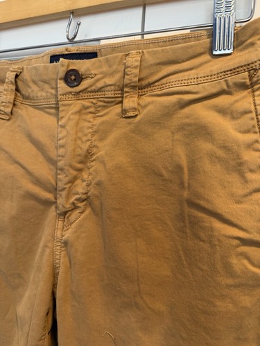 Mens American Eagle Dark Khaki Slim Straight Extreme Flex Pants - photo 4