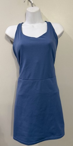 Elle Sport Women's Active Tank Dress Blue Size Large
