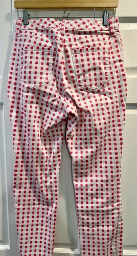 Women’s Charter Club Pink White Baby Blue Gingham Pants - photo 4
