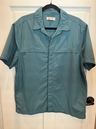 Madewell Shirt Mens Medium Re Sourced Everywear Boxy Short-Sleev