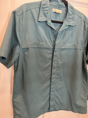 Madewell Shirt Mens Medium Re Sourced Everywear Boxy Short-Sleev - photo 3