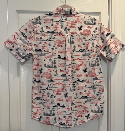 USA Vintage Theme Children's Place Boys Button-Up, Size 16 - photo 4