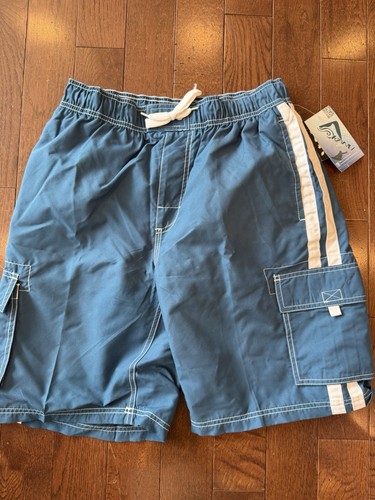 NEW Kanu Surf Men's Barracuda Swim Trunks Blue - Medium