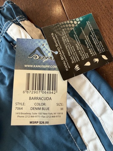 NEW Kanu Surf Men's Barracuda Swim Trunks Blue - Medium - photo 4