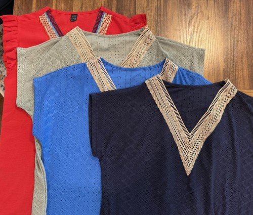 Shein Lot of 8 NEW Womens Large Tops Summer Styles - photo 5