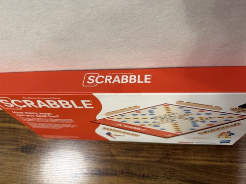 Scrabble Board Game The Classic Crossword Game WOODEN Tile Racks - photo 3