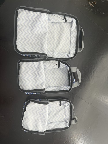 3 piece Compression Packing bags Very Lightly Used Blue BAGAIL - photo 2