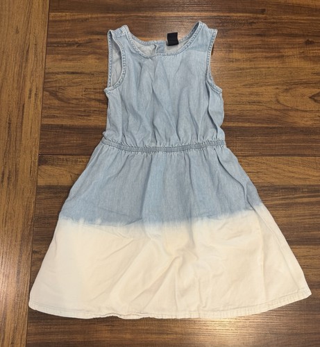 Girls Gap Kids Sleeveless Tank Dress Ombré Denim Dress Size Smal