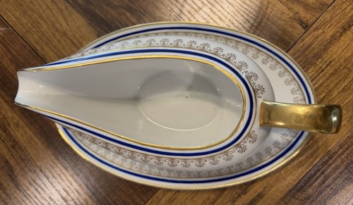 Vintage Fine China Gravy Boat with Attached Underplate - photo 2