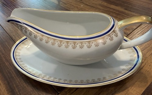 Vintage Fine China Gravy Boat with Attached Underplate - photo 3