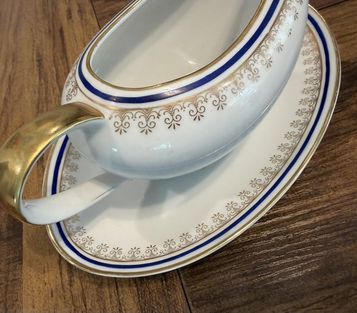 Vintage Fine China Gravy Boat with Attached Underplate - photo 5