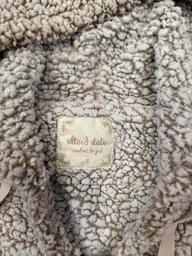 Altar'd State Pullover Sherpa Hoodie Size Small - photo 2
