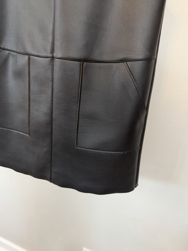 Women’s Faux leather dress, Zara, sleeveless mini Dress - photo 5