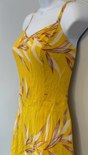 Apt. 9 Women’s Medium Stretchy Yellow Tropical Sundress - photo 2
