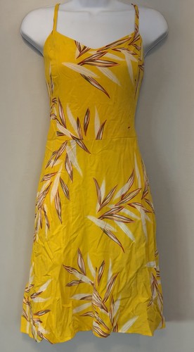 Apt. 9 Women’s Medium Stretchy Yellow Tropical Sundress - photo 3