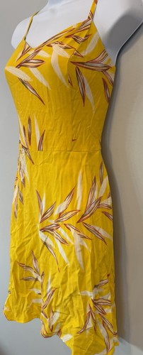 Apt. 9 Women’s Medium Stretchy Yellow Tropical Sundress - photo 4