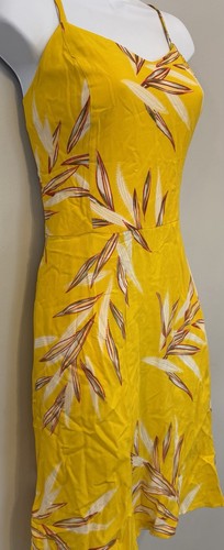 Apt. 9 Women’s Medium Stretchy Yellow Tropical Sundress - photo 5