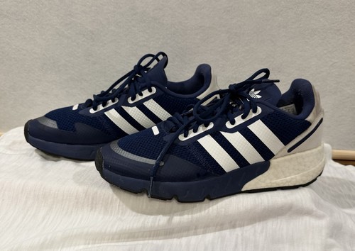 Adidas ZX 1K Boost Men's Size 7 Running Shoes Blue White