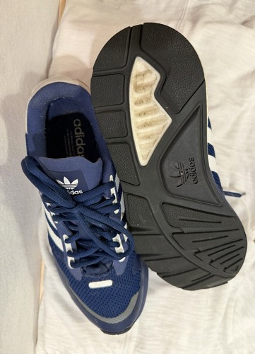 Adidas ZX 1K Boost Men's Size 7 Running Shoes Blue White - photo 3