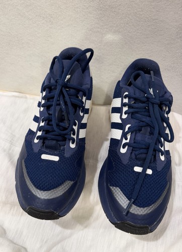 Adidas ZX 1K Boost Men's Size 7 Running Shoes Blue White - photo 5