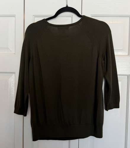 Banana Republic Women’s Sweater Size M Dark Green - photo 3