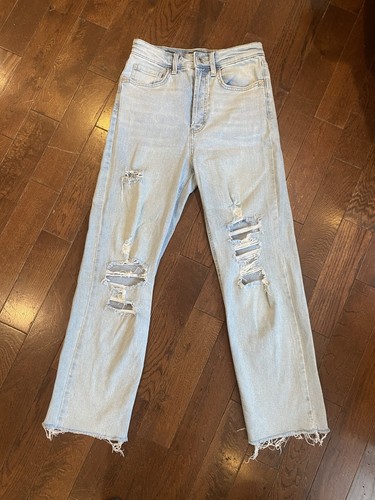 Women’s Light Wash, Button Fly Jeans - Size 2