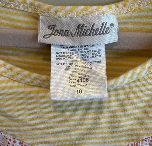 EUC Jona Michelle Girls Sz 10 Orange Chiffon Floral Dress - photo 2